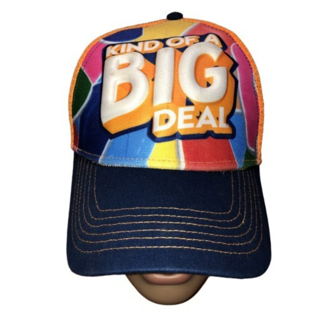 KIND OF A BIG DEAL Unisex Adult Multi Color Blue Mesh Hat Snapback Cap